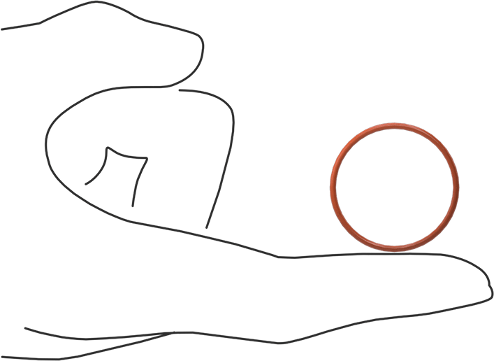 Yüksek Sıcaklık Silikon O-Ring, 1.5 mm Genişlik, 28 mm İç Çap