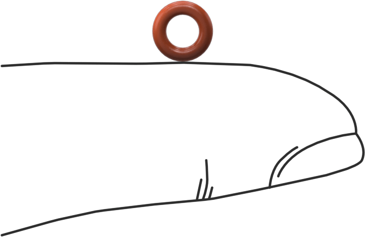 Yüksek Sıcaklık Silikon O-Ring, 1.5 mm Genişlik, 3.5 mm İç Çap