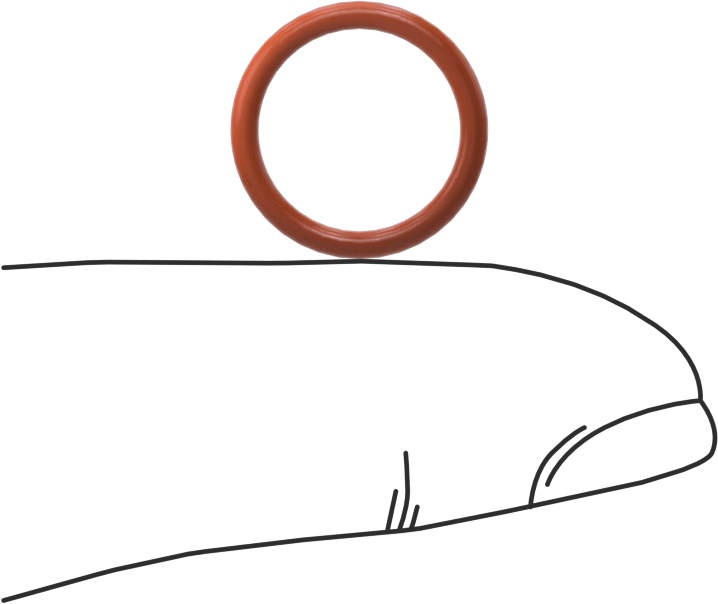 Yüksek Sıcaklık Silikon O-Ring, 1.5 mm Genişlik, 11 mm İç Çap