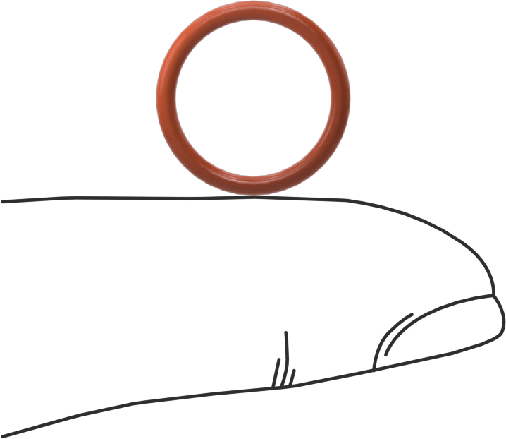 Yüksek Sıcaklık Silikon O-Ring, 1.5 mm Genişlik, 12 mm İç Çap