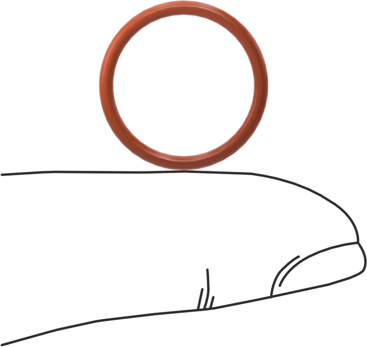 Yüksek Sıcaklık Silikon O-Ring, 1.5 mm Genişlik, 15 mm İç Çap