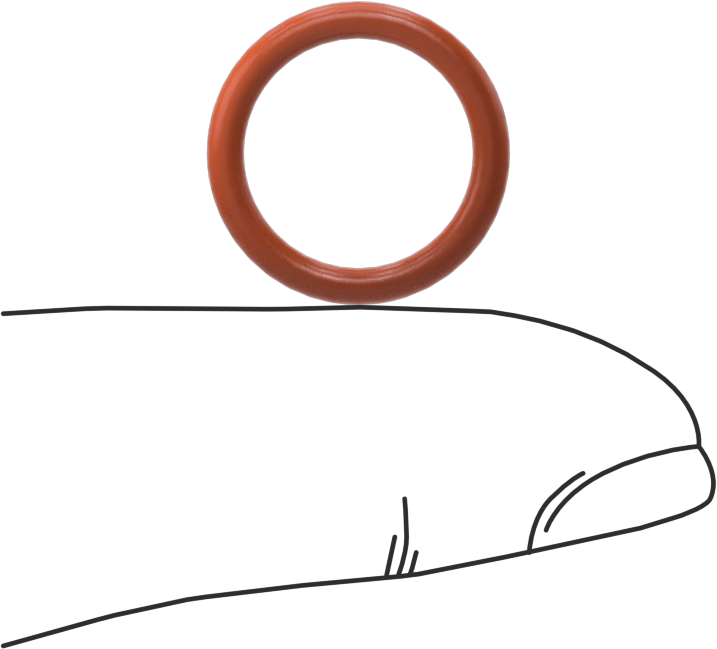 Yüksek Sıcaklık Silikon O-Ring, 2 mm Genişlik, 12.5 mm İç Çap