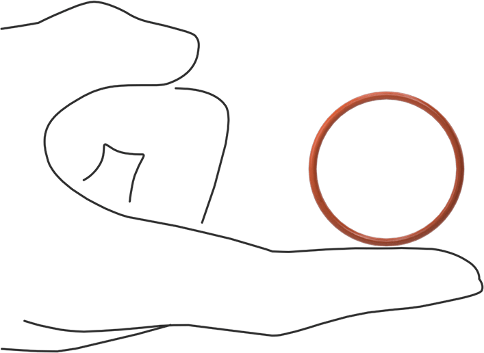 Yüksek Sıcaklık Silikon O-Ring, 2 mm Genişlik, 34 mm İç Çap