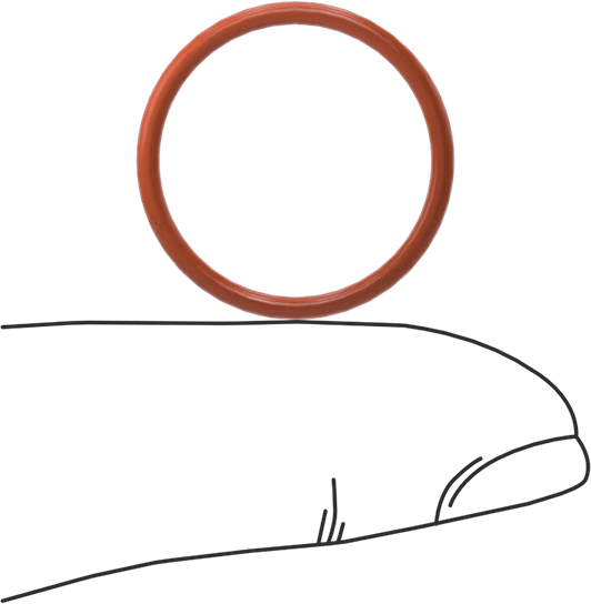 Yüksek Sıcaklık Silikon O-Ring, 1.5 mm Genişlik, 18 mm İç Çap