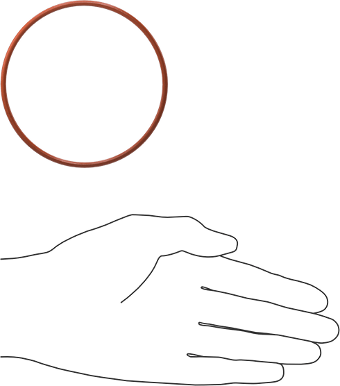 Yüksek Sıcaklık Silikon O-Ring, 3 mm Genişlik, 85 mm İç Çap