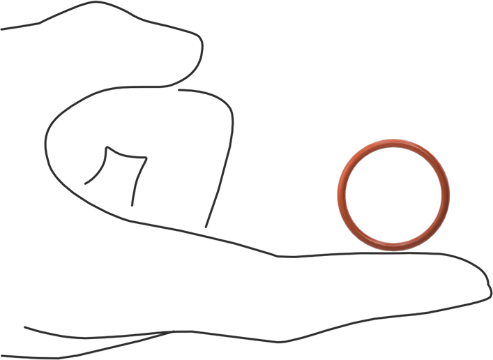 Yüksek Sıcaklık Silikon O-Ring, 2 mm Genişlik, 23 mm İç Çap