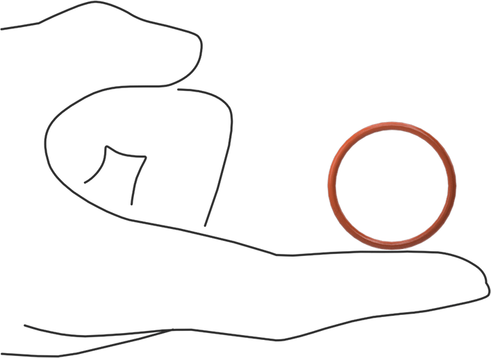 Yüksek Sıcaklık Silikon O-Ring, 2 mm Genişlik, 27 mm İç Çap