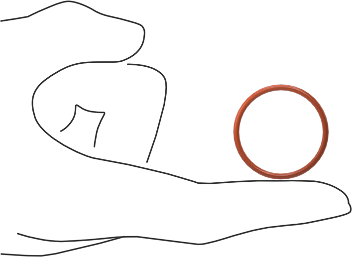 Yüksek Sıcaklık Silikon O-Ring, 2 mm Genişlik, 28 mm İç Çap