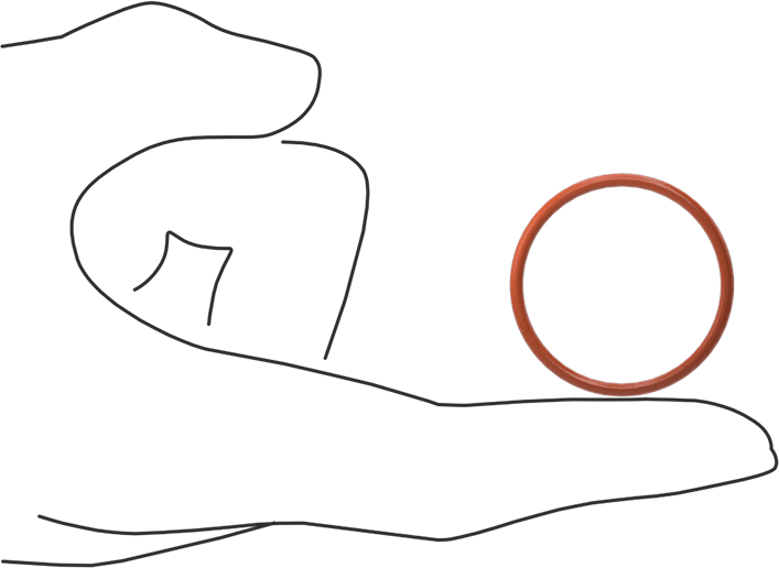 Yüksek Sıcaklık Silikon O-Ring, 2 mm Genişlik, 30 mm İç Çap