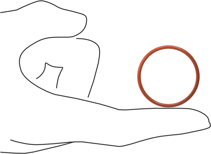 Yüksek Sıcaklık Silikon O-Ring, 2 mm Genişlik, 31 mm İç Çap