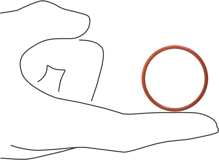 Yüksek Sıcaklık Silikon O-Ring, 2 mm Genişlik, 32 mm İç Çap