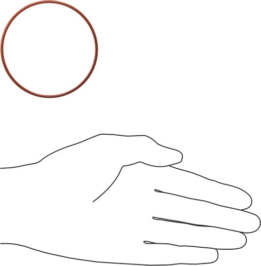 Yüksek Sıcaklık Silikon O-Ring, 2 mm Genişlik, 65 mm İç Çap