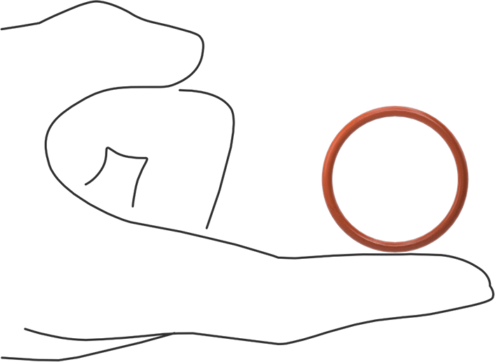 Yüksek Sıcaklık Silikon O-Ring, 2.5 mm Genişlik, 30 mm İç Çap