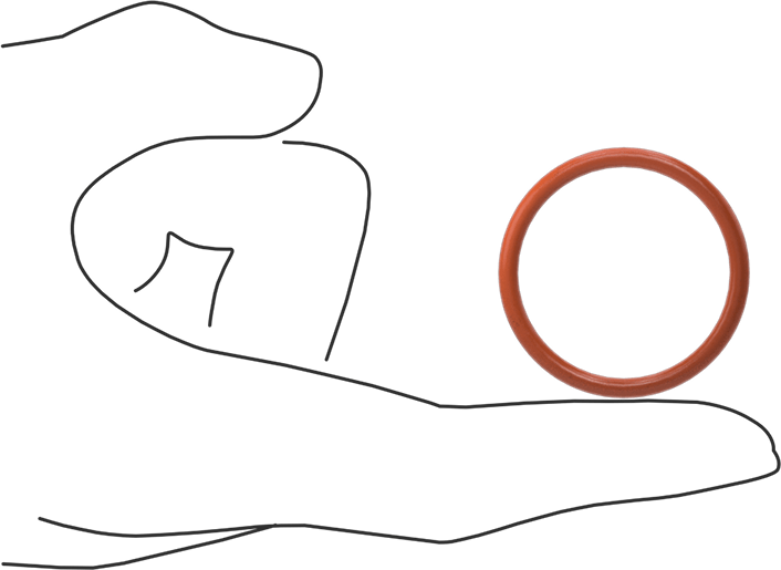 Yüksek Sıcaklık Silikon O-Ring, 3 mm Genişlik, 32 mm İç Çap