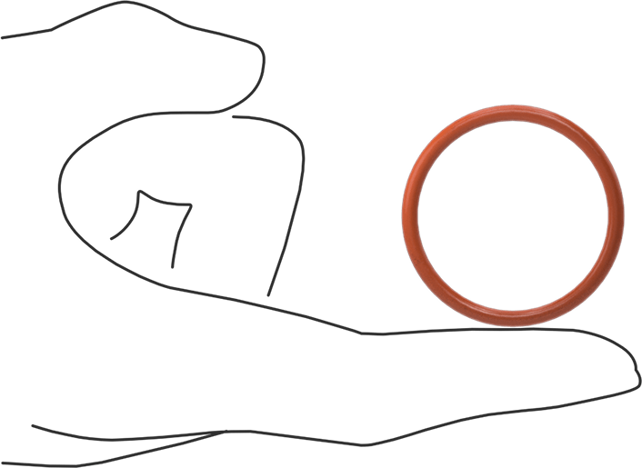 Yüksek Sıcaklık Silikon O-Ring, 3 mm Genişlik, 35 mm İç Çap