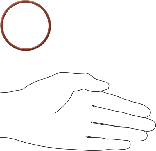 Yüksek Sıcaklık Silikon O-Ring, 3 mm Genişlik, 54 mm İç Çap