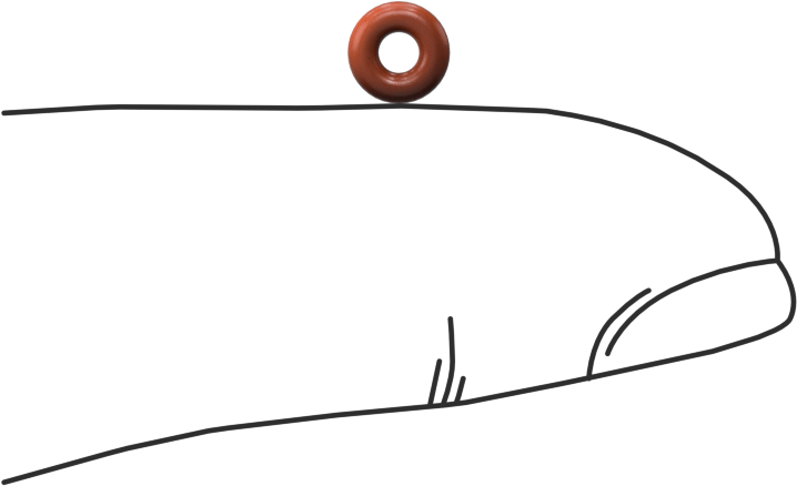 Yüksek Sıcaklık Silikon O-Ring, 1.5 mm Genişlik, 2 mm İç Çap