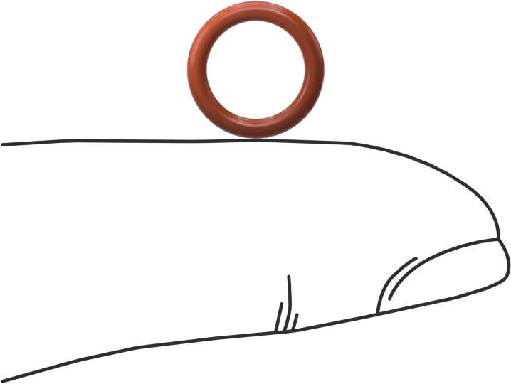 Yüksek Sıcaklık Silikon O-Ring, 1.5 mm Genişlik, 7.5 mm İç Çap