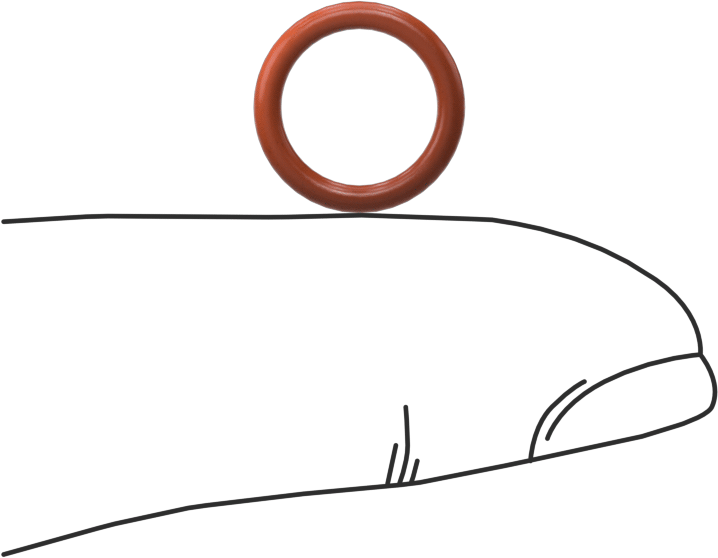 Yüksek Sıcaklık Silikon O-Ring, 1.5 mm Genişlik, 8.5 mm İç Çap