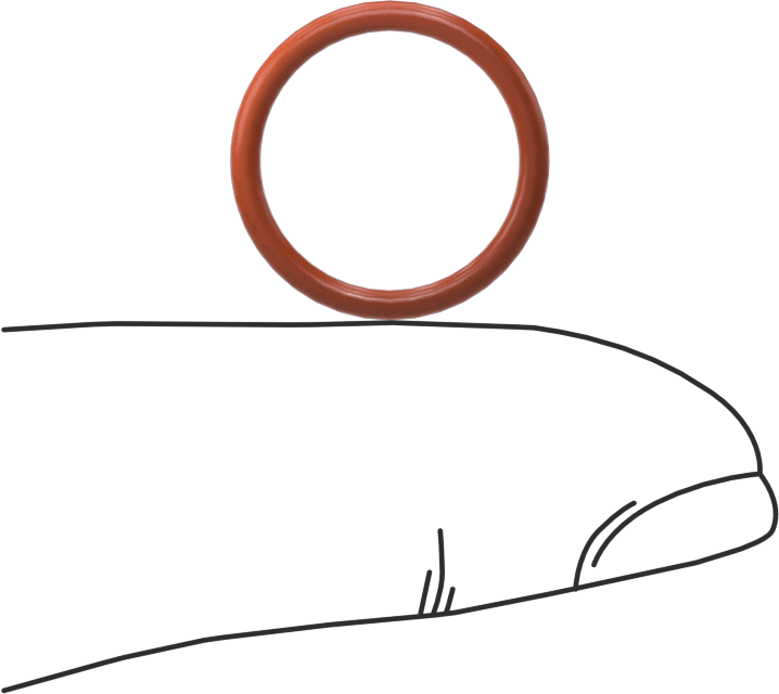 Yüksek Sıcaklık Silikon O-Ring, 1.5 mm Genişlik, 13 mm İç Çap