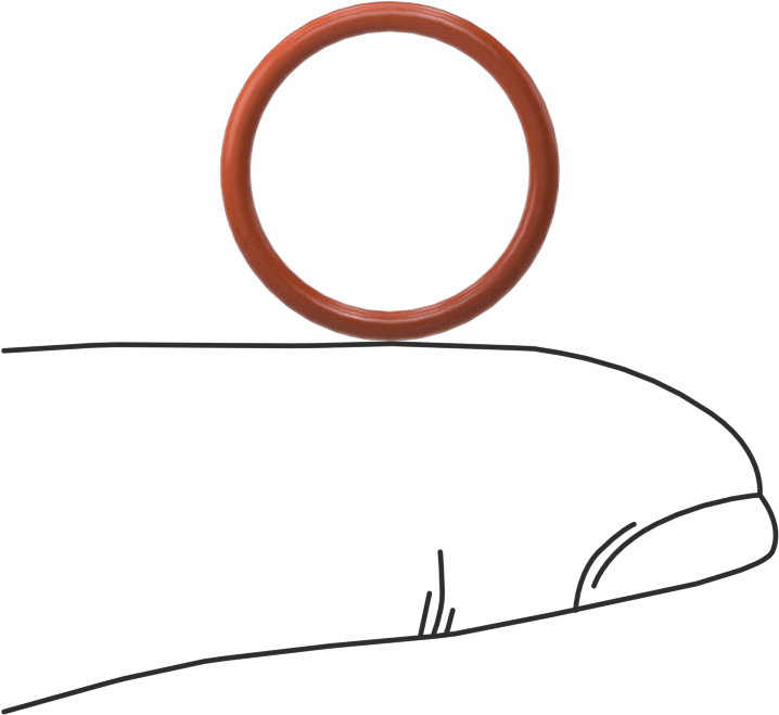 Yüksek Sıcaklık Silikon O-Ring, 1.5 mm Genişlik, 14 mm İç Çap