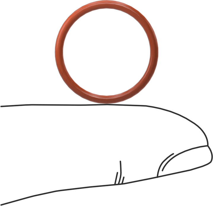 Yüksek Sıcaklık Silikon O-Ring, 1.5 mm Genişlik, 16 mm İç Çap