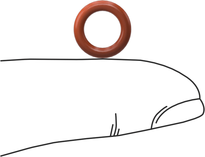 Yüksek Sıcaklık Silikon O-Ring, 2 mm Genişlik, 7 mm İç Çap