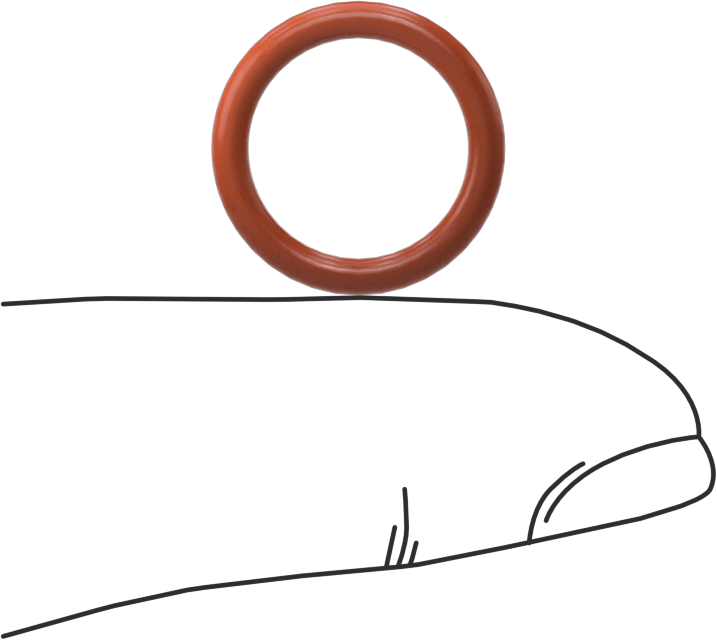 Yüksek Sıcaklık Silikon O-Ring, 2 mm Genişlik, 12 mm İç Çap