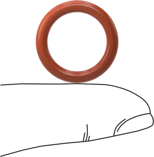 Yüksek Sıcaklık Silikon O-Ring, 3 mm Genişlik, 15 mm İç Çap