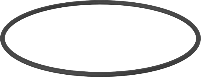Buhara ve Ultra Kimyasala Dayanıklı Aflas O-Ring, 1/8 Kesirli Genişlik, Dash Numarası 256