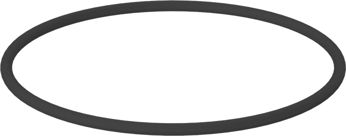 Kimyasala Dayanıklı Viton® Floroelastomer O-Ring, Kahverengi, 3/16 Kesirli Genişlik, Dash Numarası 360