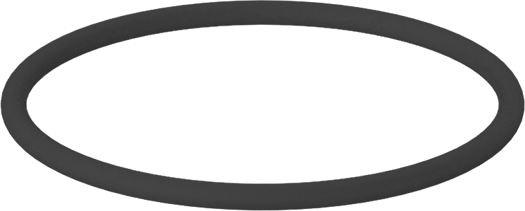 Kimyasala Dayanıklı Viton® Floroelastomer O-Ring, Kahverengi, 3/32 Kesirli Genişlik, Dash Numarası 135