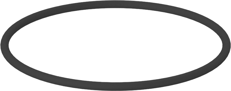 Kimyasala Dayanıklı Viton® Floroelastomer O-Ring, Kahverengi, 3/32 Kesirli Genişlik, Dash Numarası 148