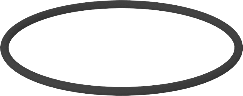 Kimyasala Dayanıklı Viton® Floroelastomer O-Ring, Kahverengi, 3/32 Kesirli Genişlik, Dash Numarası 150