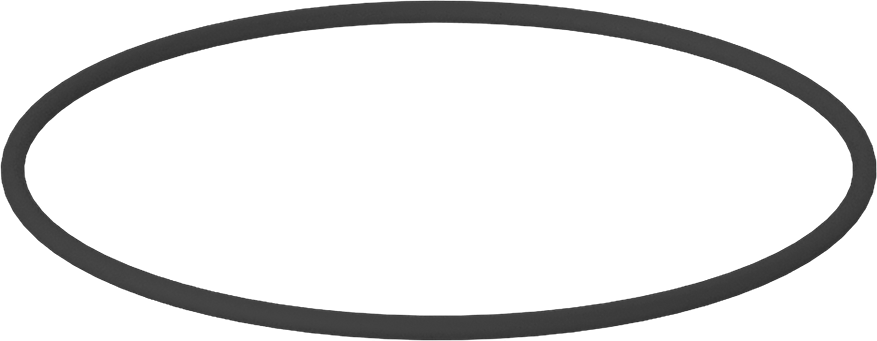 Kimyasala Dayanıklı Viton® Floroelastomer O-Ring, Kahverengi, 3/32 Kesirli Genişlik, Dash Numarası 154