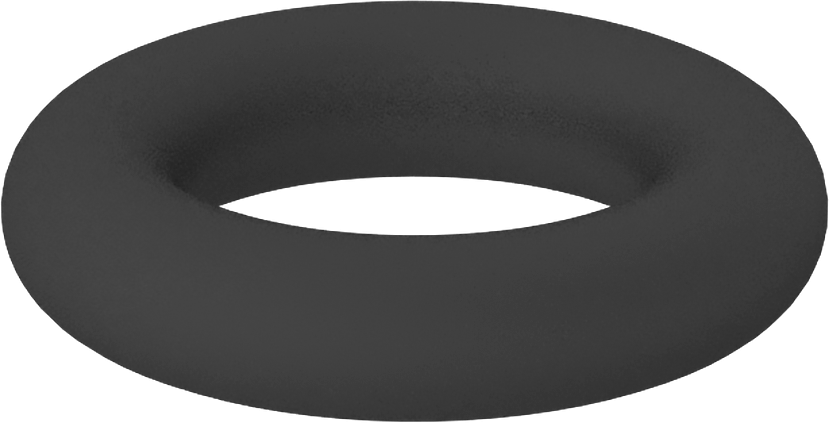 Kimyasala Dayanıklı Viton® Floroelastomer O-Ring, Kahverengi, 1/8 Kesirli Genişlik, Dash Numarası 204