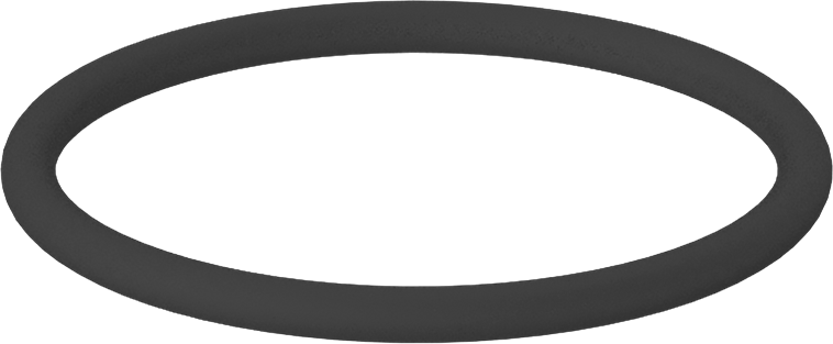 Kimyasala Dayanıklı Viton® Floroelastomer O-Ring, Kahverengi, 1/8 Kesirli Genişlik, Dash Numarası 225