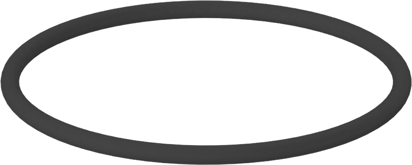 Kimyasala Dayanıklı Viton® Floroelastomer O-Ring, Kahverengi, 1/8 Kesirli Genişlik, Dash Numarası 233
