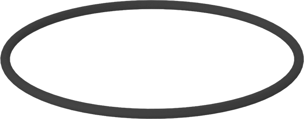 Kimyasala Dayanıklı Viton® Floroelastomer O-Ring, Kahverengi, 1/8 Kesirli Genişlik, Dash Numarası 244