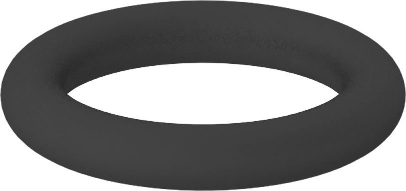 Kimyasala Dayanıklı Viton® Floroelastomer O-Ring, Kahverengi, 1/16 Kesirli Genişlik, Dash Numarası 011