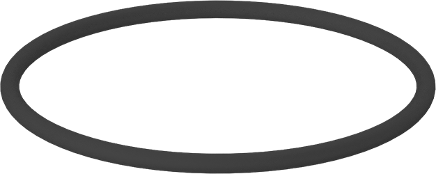 Kimyasala Dayanıklı Viton® Floroelastomer O-Ring, Kahverengi, 3/16 Kesirli Genişlik, Dash Numarası 349