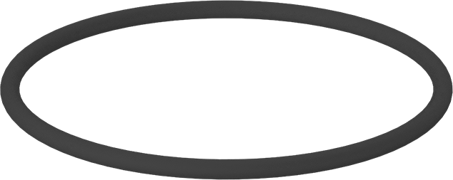 Kimyasala Dayanıklı Viton® Floroelastomer O-Ring, Kahverengi, 3/16 Kesirli Genişlik, Dash Numarası 350