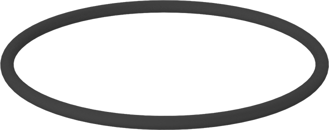 Kimyasala Dayanıklı Viton® Floroelastomer O-Ring, Kahverengi, 3/16 Kesirli Genişlik, Dash Numarası 352