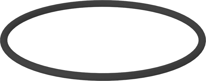 Kimyasala Dayanıklı Viton® Floroelastomer O-Ring, Kahverengi, 3/16 Kesirli Genişlik, Dash Numarası 358