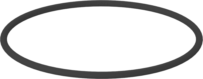 Kimyasala Dayanıklı Viton® Floroelastomer O-Ring, Kahverengi, 3/16 Kesirli Genişlik, Dash Numarası 361