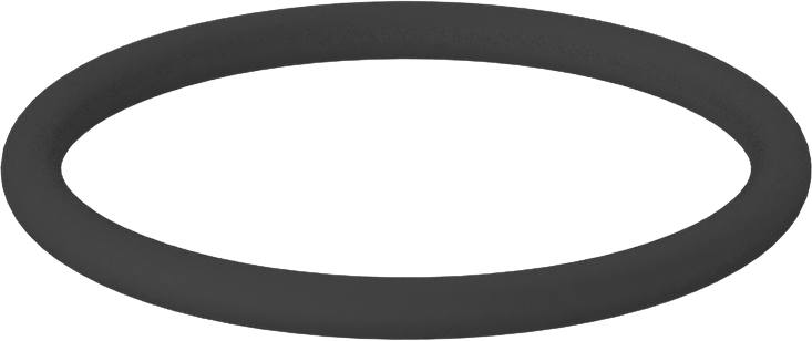 Kimyasala Dayanıklı Viton® Floroelastomer O-Ring, Kahverengi, 1/8 Kesirli Genişlik, Dash Numarası 223