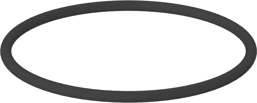 Kimyasala Dayanıklı Viton® Floroelastomer O-Ring, Kahverengi, 1/8 Kesirli Genişlik, Dash Numarası 234