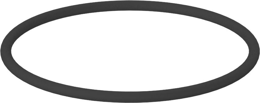 Kimyasala Dayanıklı Viton® Floroelastomer O-Ring, Kahverengi, 1/8 Kesirli Genişlik, Dash Numarası 235