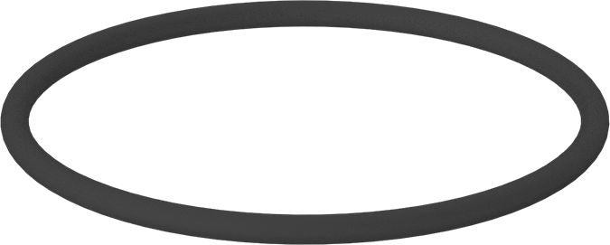 Kimyasala Dayanıklı Viton® Floroelastomer O-Ring, Kahverengi, 1/4 Kesirli Genişlik, Dash Numarası 433