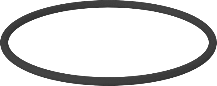 Kimyasala Dayanıklı Viton® Floroelastomer O-Ring, Kahverengi, 1/4 Kesirli Genişlik, Dash Numarası 441